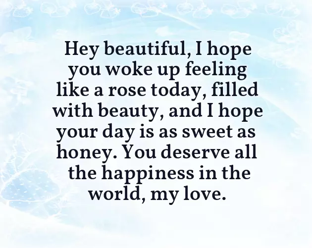 Best Morning Message For Girlfriend