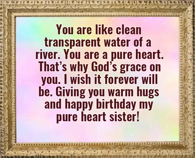 Birthday Wishes For Pretty Sister
