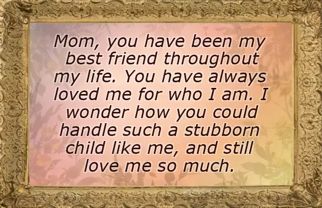 Words For My Mom On Her Birthday