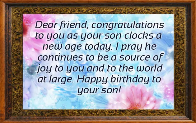 Congratulations To Mother