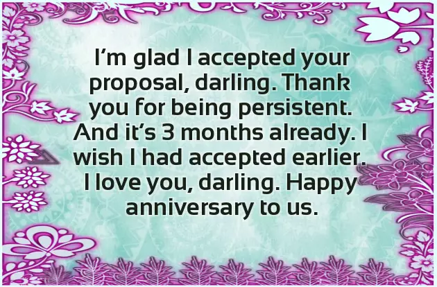 Happy 3 Month Anniversary