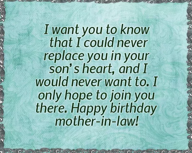 Wish For Mother In Law Birthday