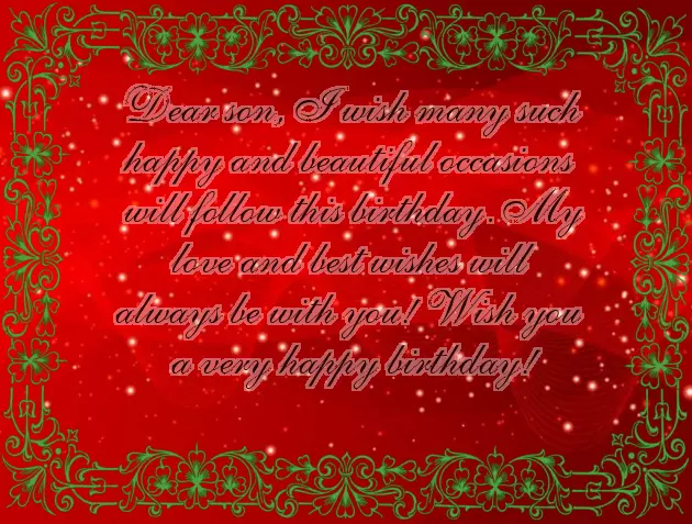 Happy Birthday My Lovely Son Quotes