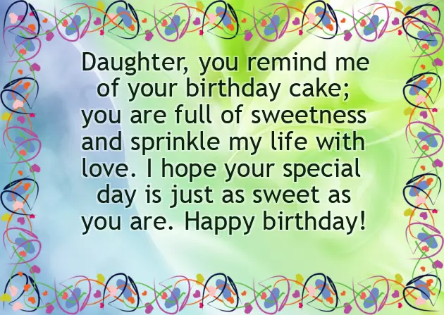 Birthday Wish From Mom To Daughter