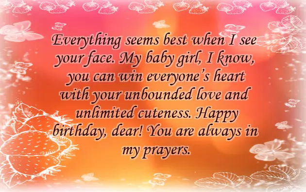 Kid Girl Birthday Wishes