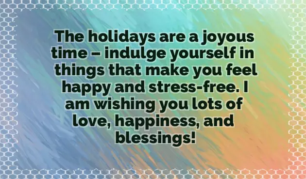 Wishing You And Your Family