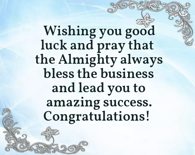 Wishes For New Business Opening Wishes For New Business Opening