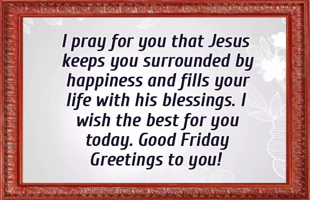 Good Friday Easter Wishes