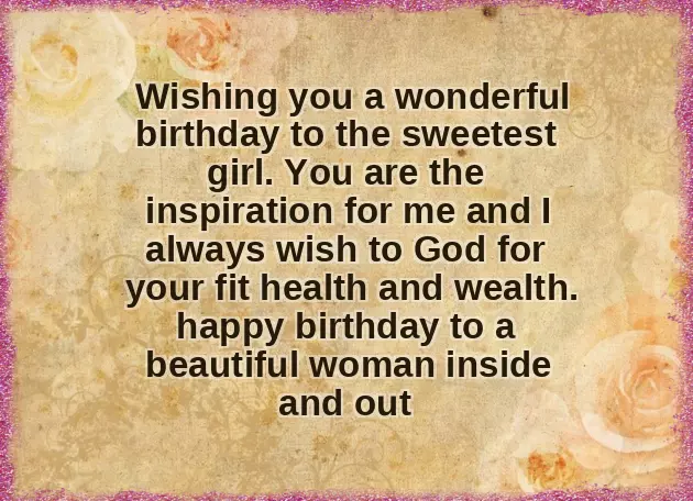 Birthday Quotes For A Beautiful Lady