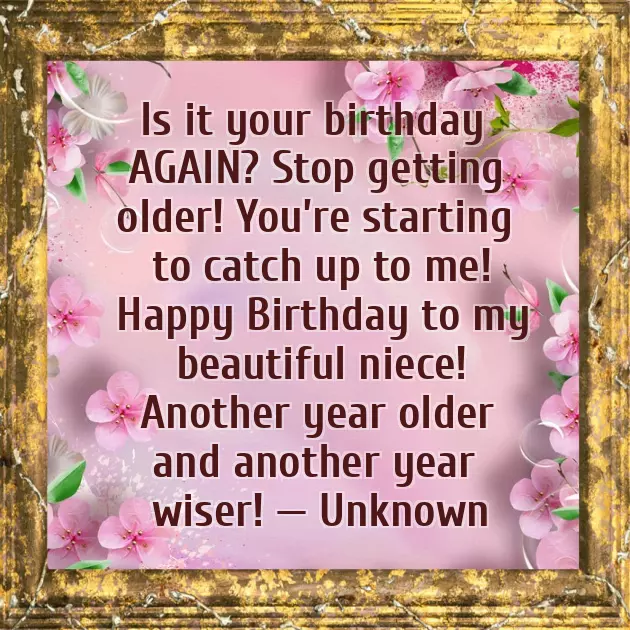 Birthday Blessing To Niece