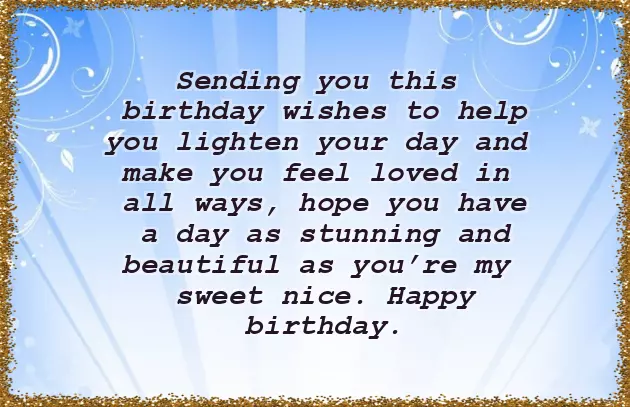 Simple Birthday Wishes To Niece