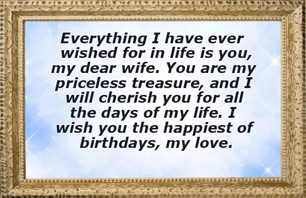 Happy Birthday Wishes Dear Wife