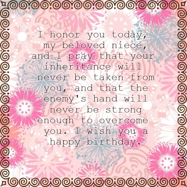 Birthday Blessings For My Niece Birthday Blessings For My Niece