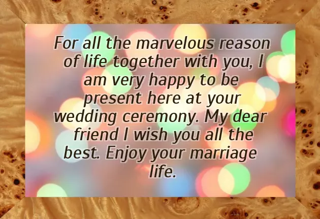 Best Wedding Congratulations Message