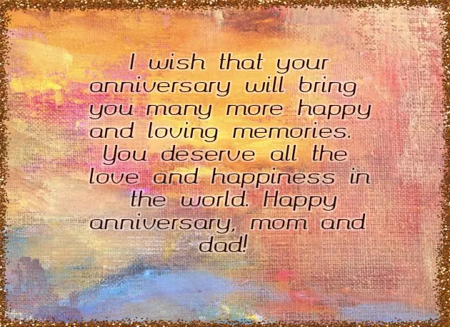 Happy 20Th Anniversary To My Parents