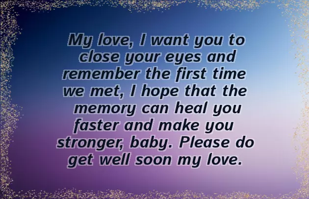 Sweet Get Well Messages For Her