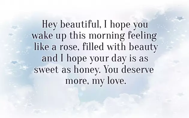 Good Morning Message Love Message