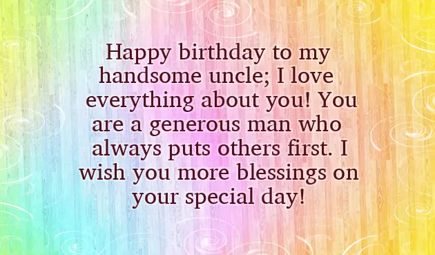Uncle Birthday Wishes Uncle Birthday Wishes