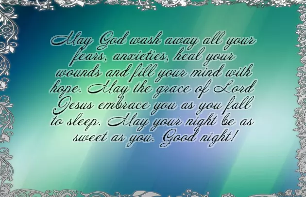 Religious Good Night Message To Wish A Friend