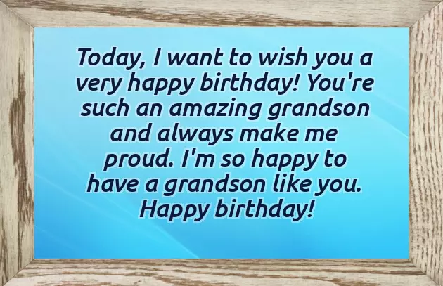 Happy Birthday Grandson Verses Happy Birthday Grandson Verses
