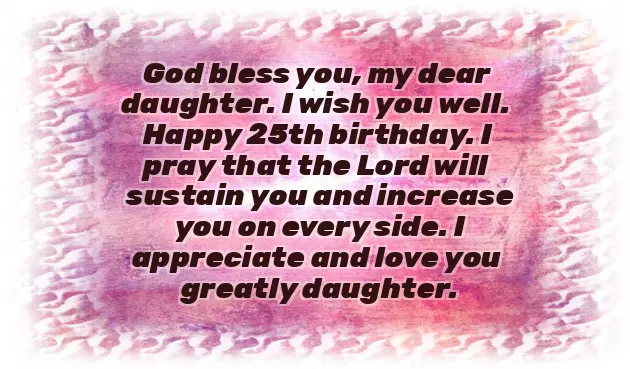 25Th Birthday Wishes For Daughter From Mom