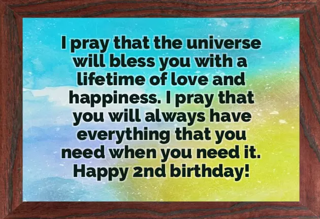 Birthday Wishes Two Year Old Baby Girl