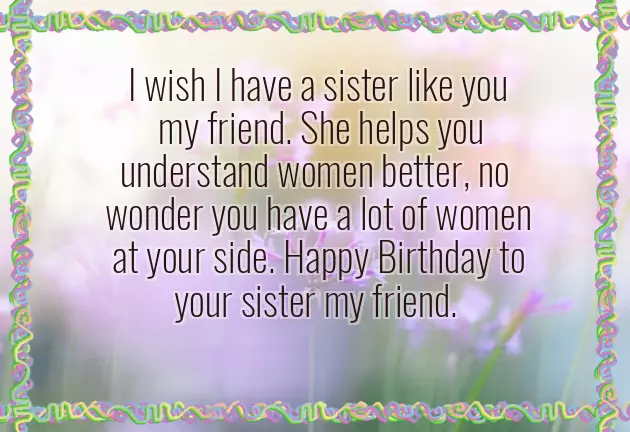 Happy Birthday To My Bff Sister