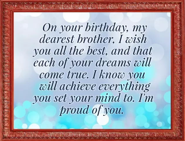 Birthday Sayings For Brother Birthday Sayings For Brother
