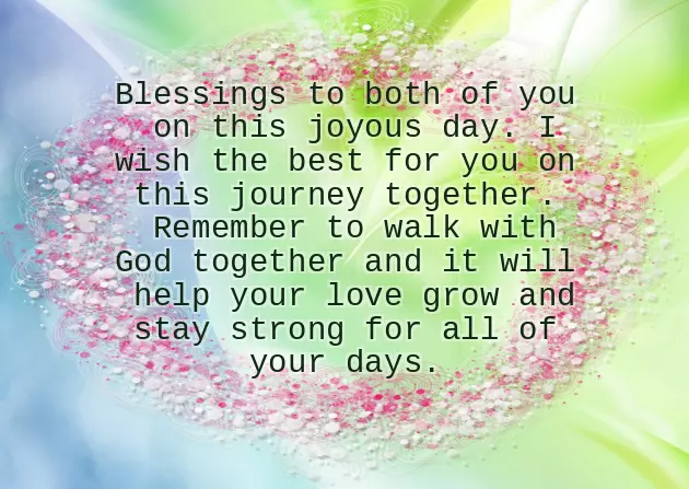 Wedding Wishes In Christian