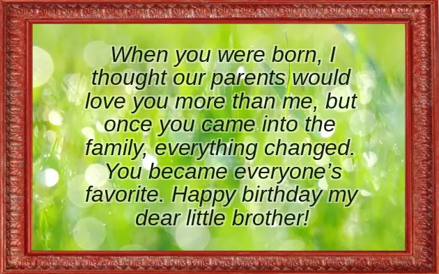 Little Brother Blessing Birthday Wishes Little Brother Blessing Birthday Wishes