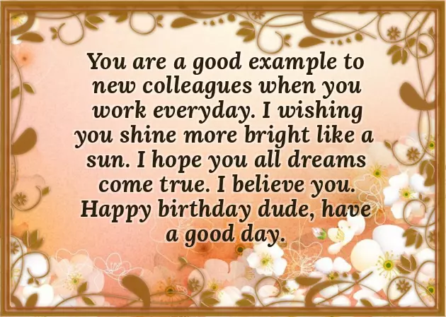 Happy Birthday Wishes Dude