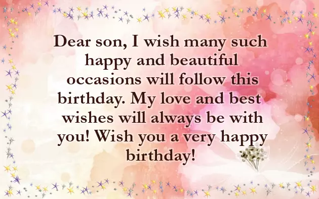 Best Quotes On Son Birthday
