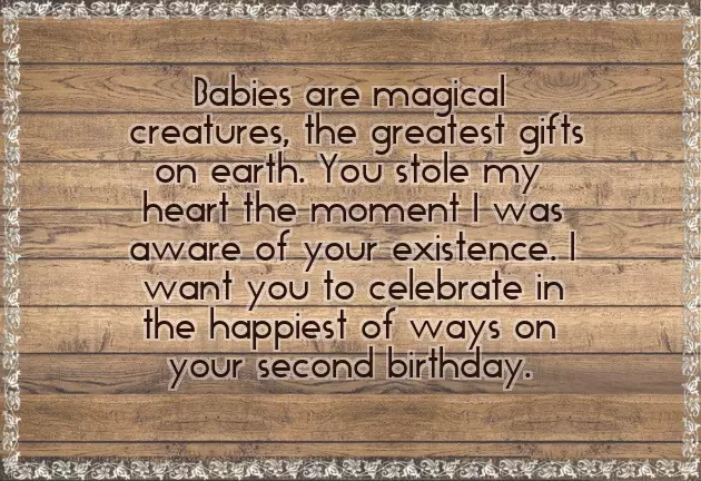 Birthday Wishes For 2 Years Baby Boy