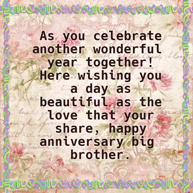 Anniversary Wishes Bhabhi