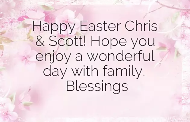 Family Easter Message