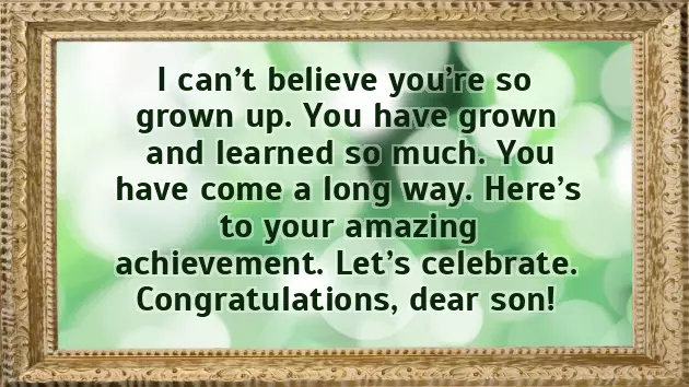 Congratulations On Your Grandson