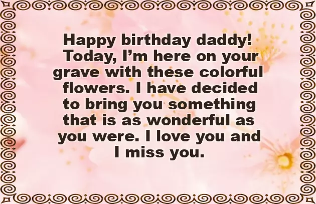 Happy Birthday To Your Father In Heaven