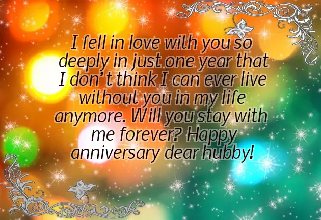 Happy Anniversary My Hubby