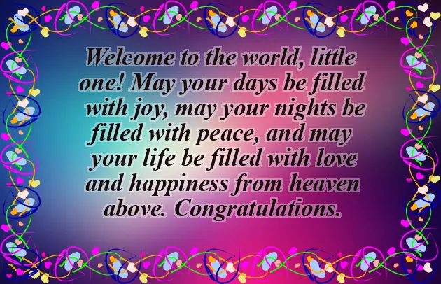 Wishes For New Baby Boy