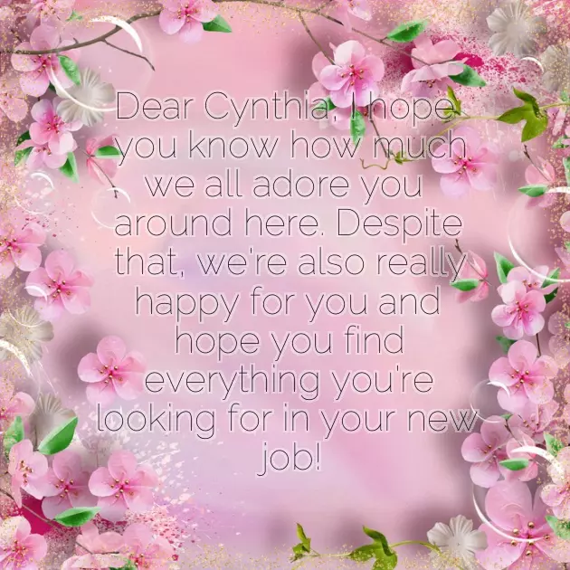 Best Wishes For Your Future