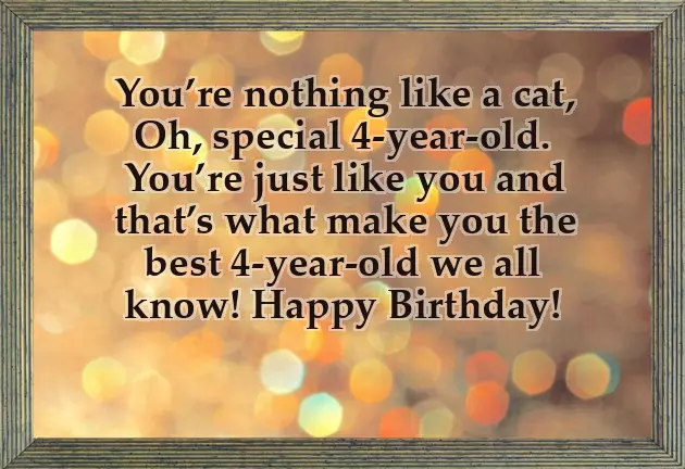 Happy Birthday 4 Years Old Happy Birthday 4 Years Old