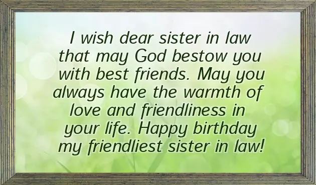 Birthday Wishes For Younger Sister In Law