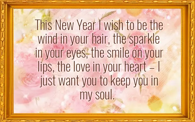 New Year Greetings For My Love