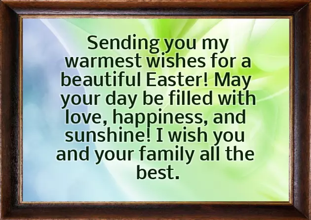 Best Easter Wishes