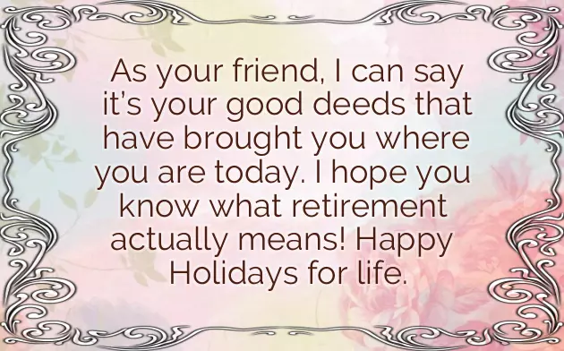 Retirement Congratulations Note