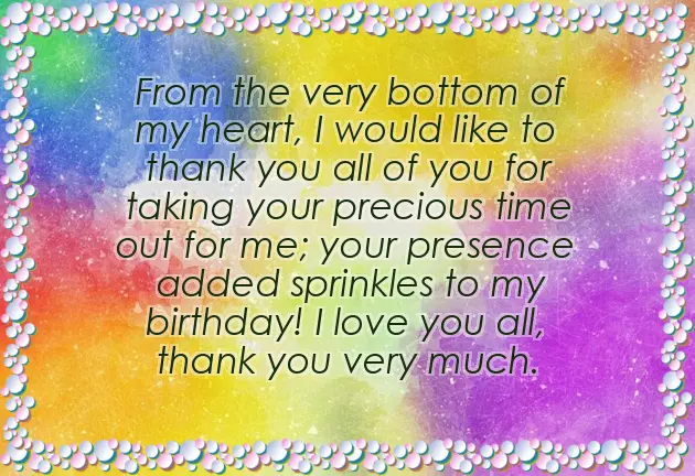 Thank You All For Your Wishes Quotes