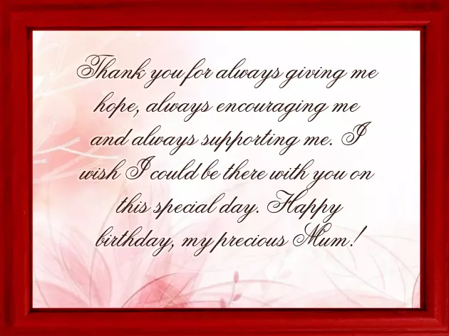 Birthday Wishes To Mothers