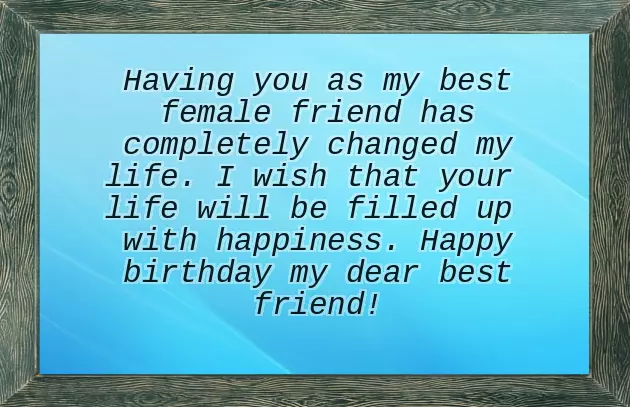 Best Birthday Wishes For My Female Friend Best Birthday Wishes For My Female Friend