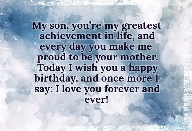 Happy Birthday Quotes For Son Happy Birthday Quotes For Son