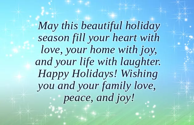 I Wish You And Your Family